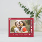 フモダン最高のレンドズ・ガレンティンの日のベスティー写真 シーズンポストカード (スタンド正面)