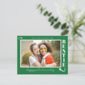 フモダン最高のレンドズ・ガレンティンの日のベスティー写真 シーズンポストカード (スタンド正面)