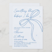 フュアーブルーボウブライダルシャワー 招待状 (正面/裏面)