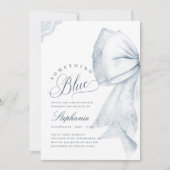 フュアーブルーボウブライダルシャワー 招待状 (正面)