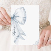 フュアーブルーボウブライダルシャワー 招待状