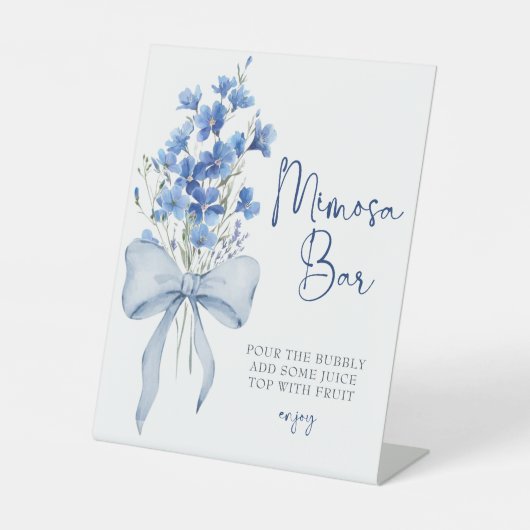 フュアーブルーミモエレガントーザバーブライダルシャワー 台座サイン (正面)