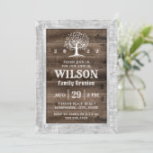 フュスティック年間ファミリー懇親会ヴィンテージ木枠 招待状 (スタンド正面)