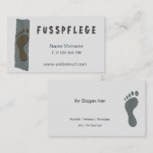 フュスフレッジ 名刺 (正面/裏面)