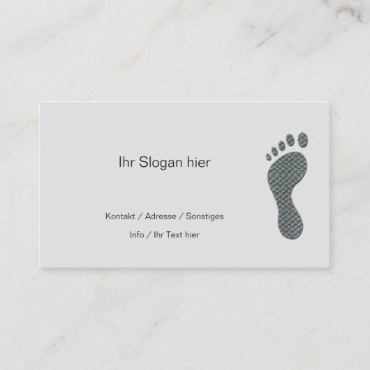 フュスフレッジ 名刺 (裏面)