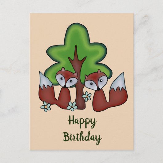 フュッチェミットバウム ポストカード (正面)