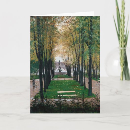 フュルステンベルグギャラリーから表示 | ヒューゴー・バーガー カード (正面)