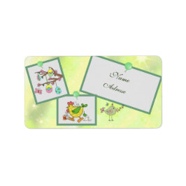 フュルリンアドレッソーフクレバー ラベル