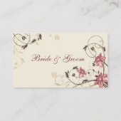 フューシャ水仙と小麦 エンクロージャーカード (裏面)