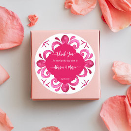 フューシャ マジョリカ マゼンタ タイル オーダーメイド ラウンドシール