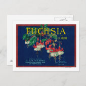 フューシャ レモン ラベルラ バーン, CA ポストカード (正面/裏面)