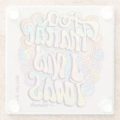 「フュージョンチャーム」 ガラスコースター (裏面)