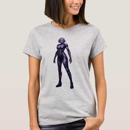 フューチャーな重装傭兵ゴススタイルTシャツ Tシャツ (正面)