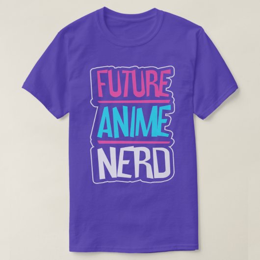 フューチャーアニメおたく日本のアニメOtakuライフスタイルC Tシャツ (デザイン正面)