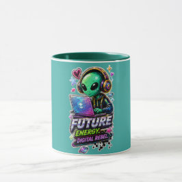 フューチャーエナジーマグ ⚡ サイバー系レブルコーヒーカップ  マグカップ