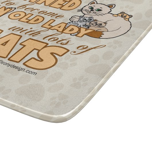 フューチャーキャ熱狂するットレディおもしろいことわざキッチン カッティングボード (角)