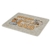 フューチャーキャ熱狂するットレディおもしろいことわざキッチン カッティングボード (角)