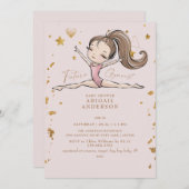 フューチャーギムナスト赤面ベビーシャワー招待状 招待状 (正面/裏面)