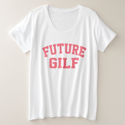 フューチャーギルフ プラスサイズTシャツ (デザイン正面)