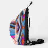 フューチャーシェイプマゼンタスワールプリントカットソーバッグ スリングバッグ (右)