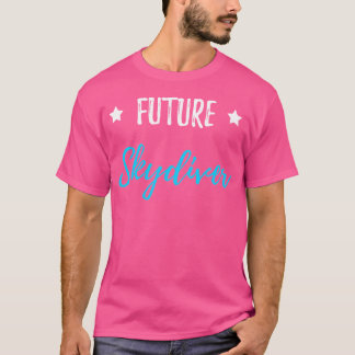 フューチャースカイダイバーおもしろいスカイダイビングアイディア Tシャツ