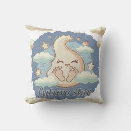 フューチャースター – ドリーミーベビー足跡 クッション