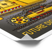 フューチャーディガーのショベルドライバポスタープリント ポスター (角)