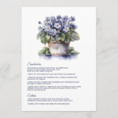 フューチャーデュスクコモン夕べプリムローズ結婚フローラ メニュー (裏面)