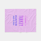 フューチャートルキーハンターベビーブランケット フリースブランケット (正面(横))