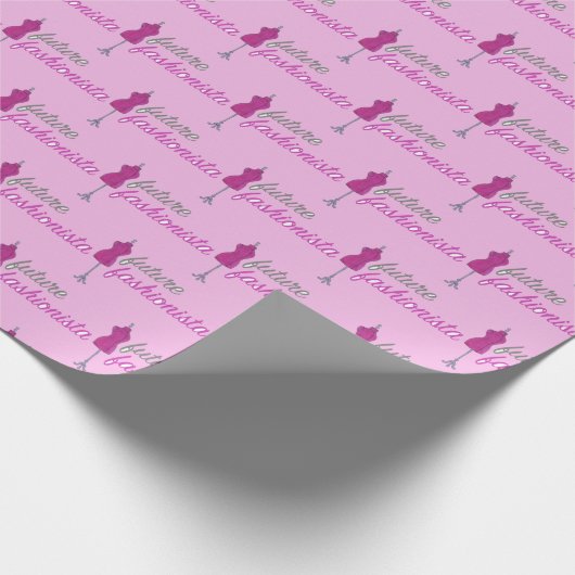 フューチャーファッショニスタ裁縫ファッションデザインマネキン ラッピングペーパー (角)