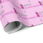 フューチャーファッショニスタ裁縫ファッションデザインマネキン ラッピングペーパー (ロールコーナー)