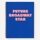 フューチャーブロードウェイスインスパイアター引用文 ノートブック (正面)