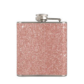 フューチャーミセスバラ金ゴールド赤面ピンクスパークルグリッター フラスク (裏面)