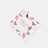 フューチャーミセス赤面ランジェリーブライダルシャワー紙 スタンダードカクテルナプキン (角)