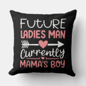 フューチャーレディースメイン現在ママの男の子バレンタイン クッション (正面)