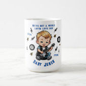 フューチャーロッカーロックNロールロッタラブ男の赤ちゃん コーヒーマグカップ (中央)