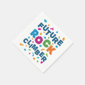 フューチャーロッククライマー登山ボルダリング スタンダードカクテルナプキン (角)