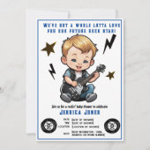 フューチャーロックスター ロックンロールベイビーボーイ 招待状 (正面)