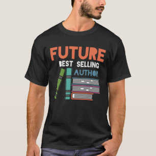フューチャー作家ウィッティブックワームライブラリファン Tシャツ