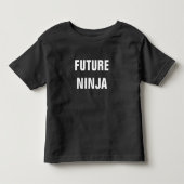 フューチャー忍者幼児用Tシャツ トドラーTシャツ (正面)
