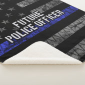 フューチャー警察官シンブルーライン動揺してFL シェルパブランケット (3/4)