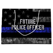 フューチャー警察官シンブルーライン動揺してFL ラージペーパーバッグ (正面)