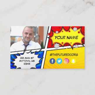 フューチャー財団スーパーヒーロー 名刺