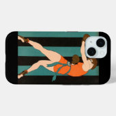 フューチャー・イズ・フィメール 勇敢なボクシング イメージ Case-Mate iPhoneケース (裏面 (横))