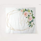 フューチャー ミセス ゴールド ブライダル シャワー 背景 フォトブース タペストリー (正面(横))