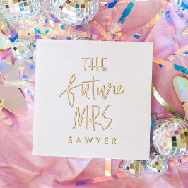 フューチャー・ミセス　パーソナライズド・エンゲージメント 箔ナプキン