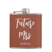 フューチャー ミセス ブライド ブラウン ウェディング テラコッタ フラスク (正面)