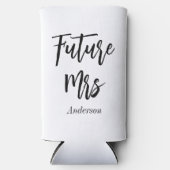 フューチャー ミセス ブラック ホワイト バチェロレッテ スリム缶クーラー (正面)