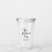 フューチャー・ミセス & ユア・ネーム | モダン・ビューティ・ギフト アクリルタンブラー (正面)