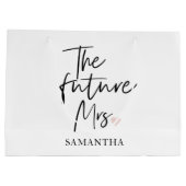 フューチャー・ミセス & ユア・ネーム | モダン・ビューティ・ギフト ラージペーパーバッグ (裏面)